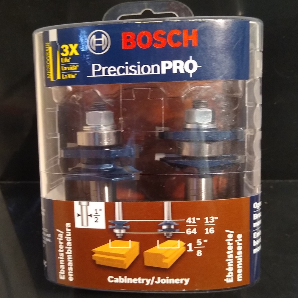 Bosch Carbide Router Bits 85626M & 85627M